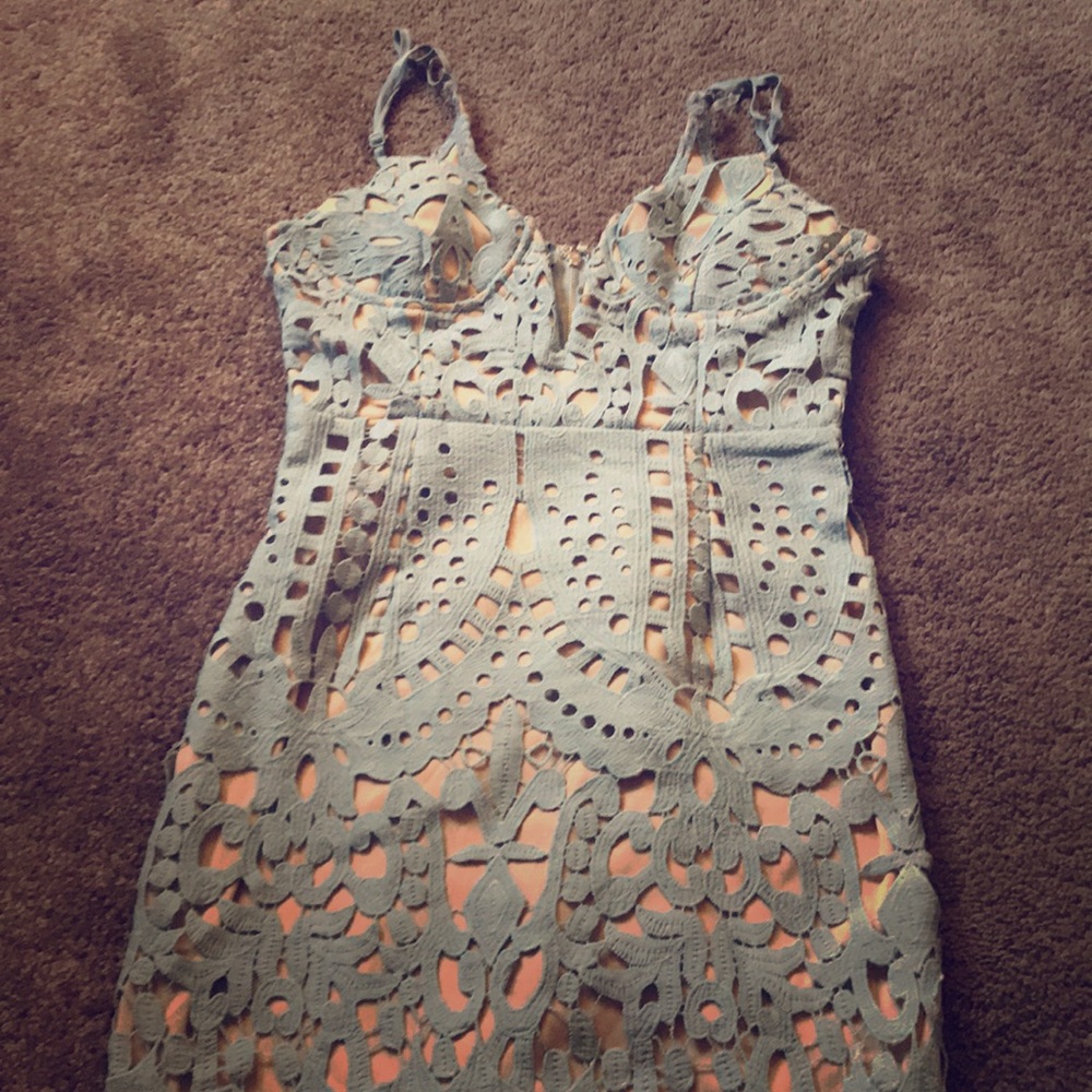 Sexy pistachio dress